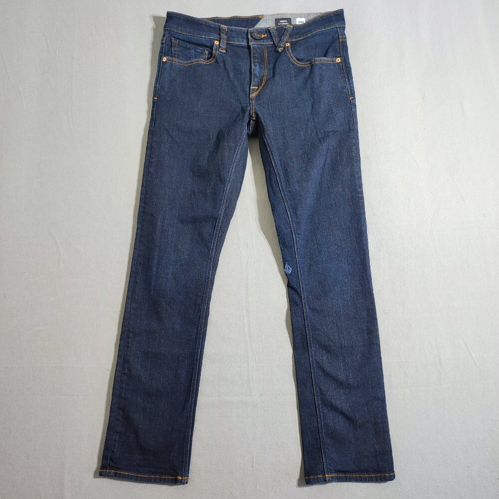 Volcom Vorta jeans men's size 30 Atlantic blue colour Slim Straight